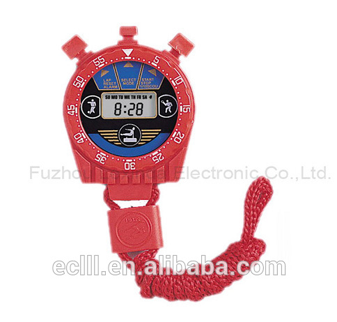 Plastic hot selling cheap digital sport arm stopwatch for promotion