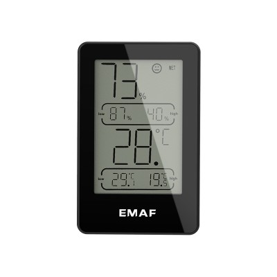 Mini Wall Digital Indoor Room Thermometer Hygrometer Temperature and Humidity Meter Gauge for Home, Office, Greenhouse